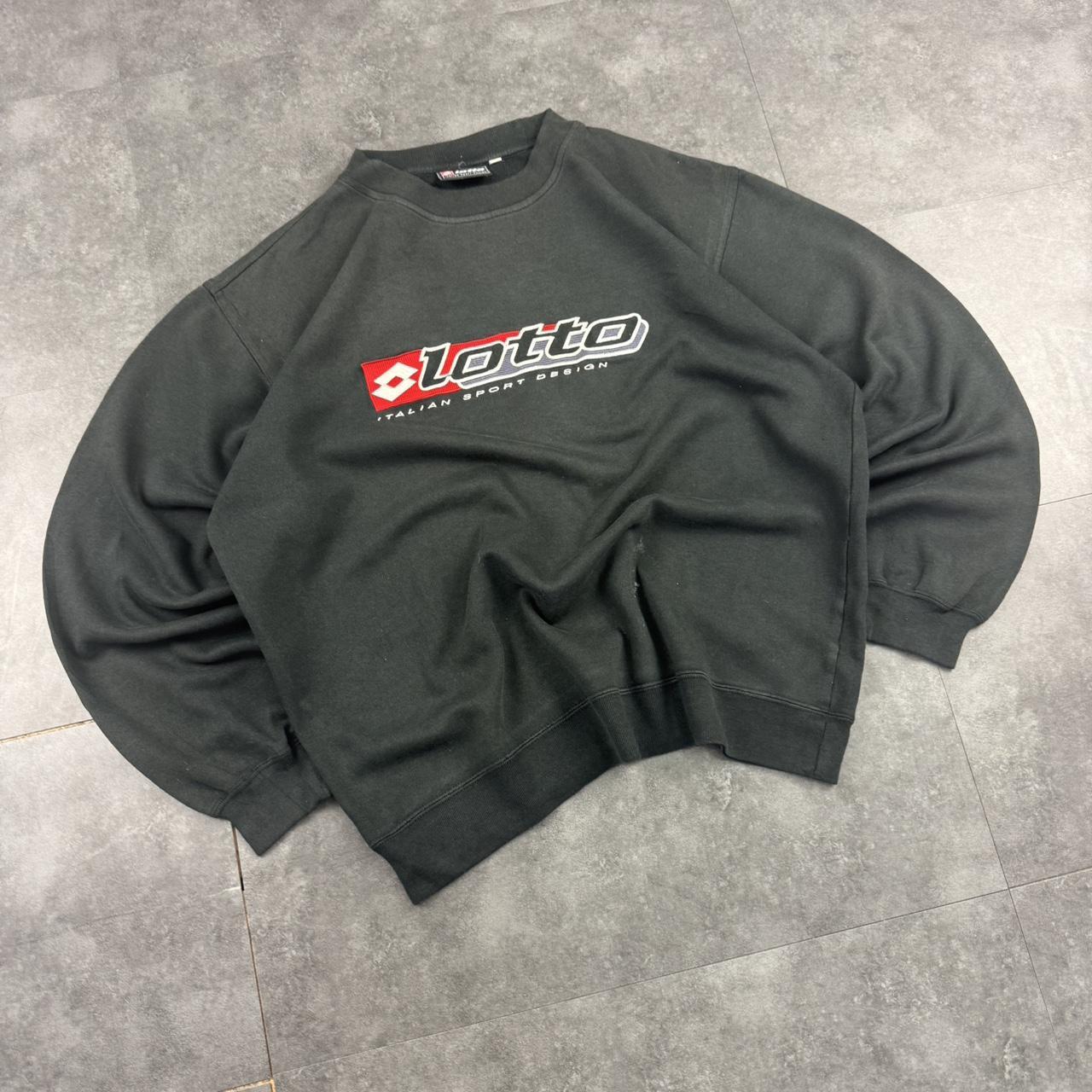 Vintage Lotto 90s Italian sportwear big Logo classic embroidered sweatshirt
