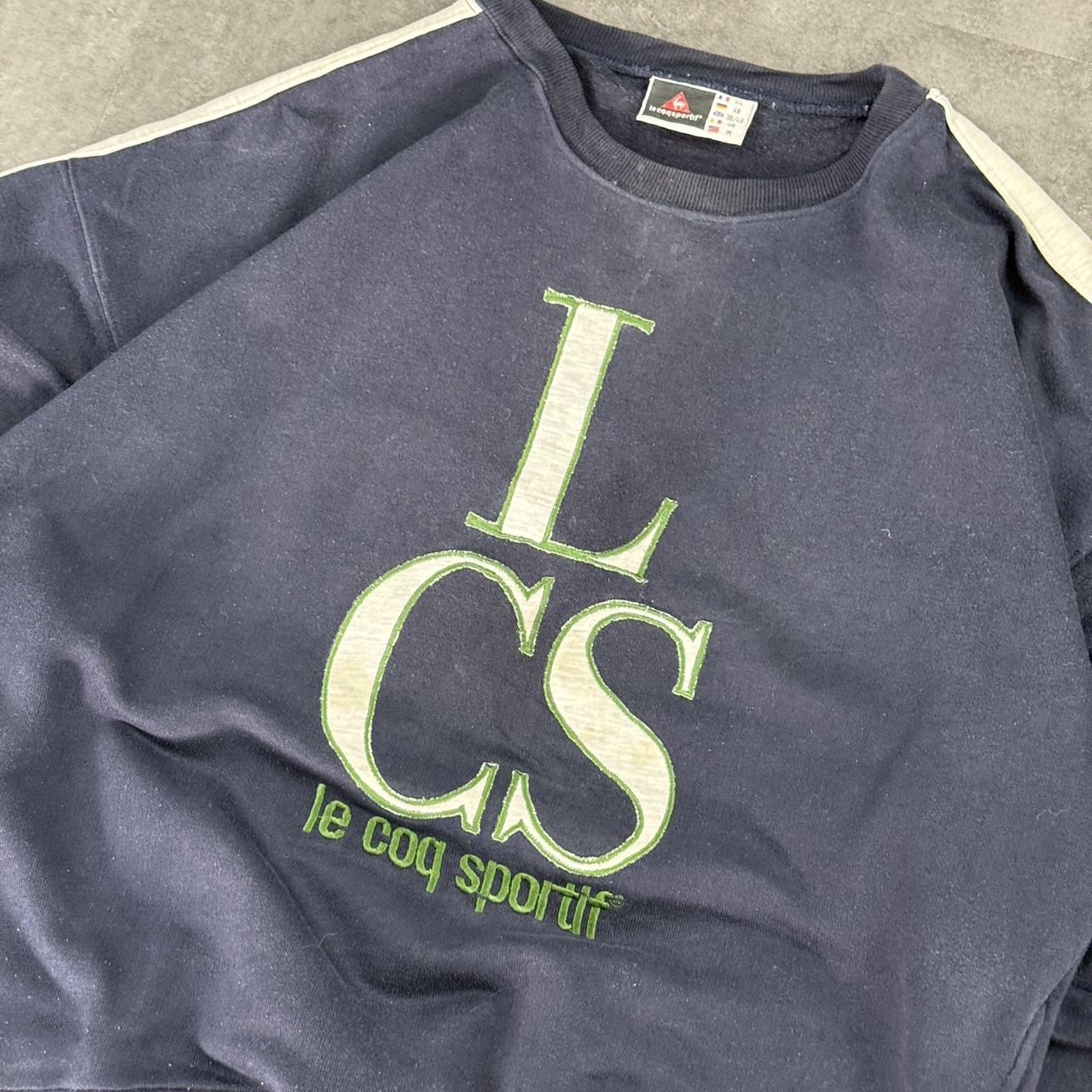 Le Coq Sportif 2000s vintage sportwear big Logo classic embroidered sweatshirt