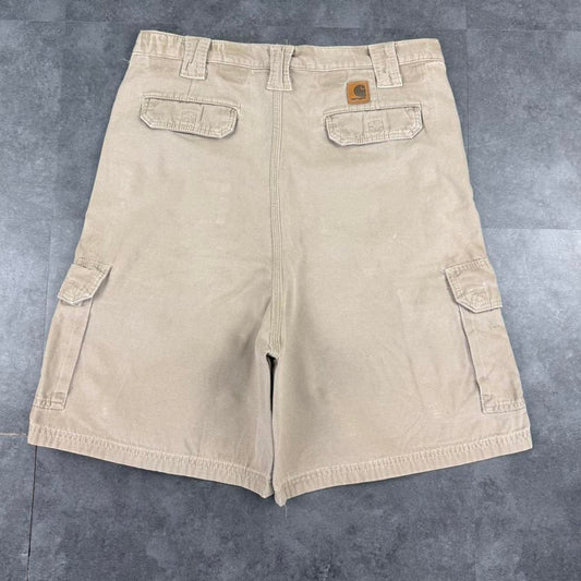Carhartt 2000s dungaree workwear comfort fit cargo shorts