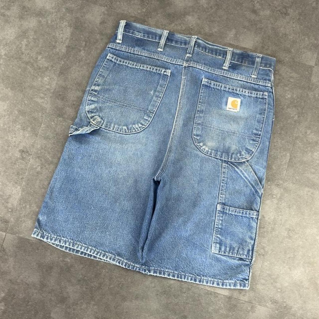 Carhartt 2000s dungaree workwear comfort fit cargo shorts