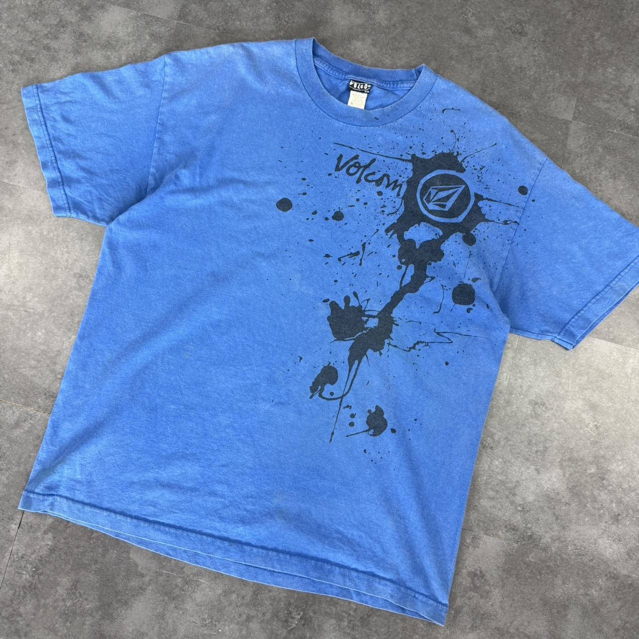 Volcom graffiti style 2000s Surfwear Logo design graphic T shirt