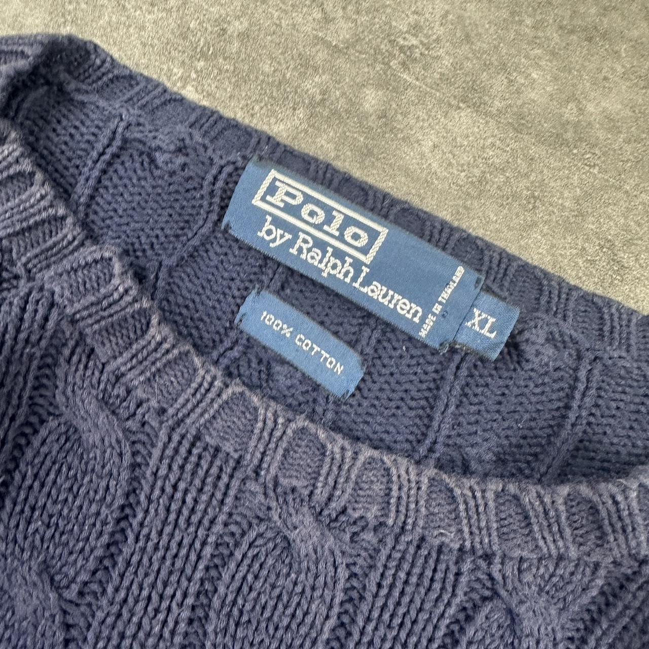 Polo Ralph Lauren 90s heavyweight chunky cable knit pullover knit Jumper