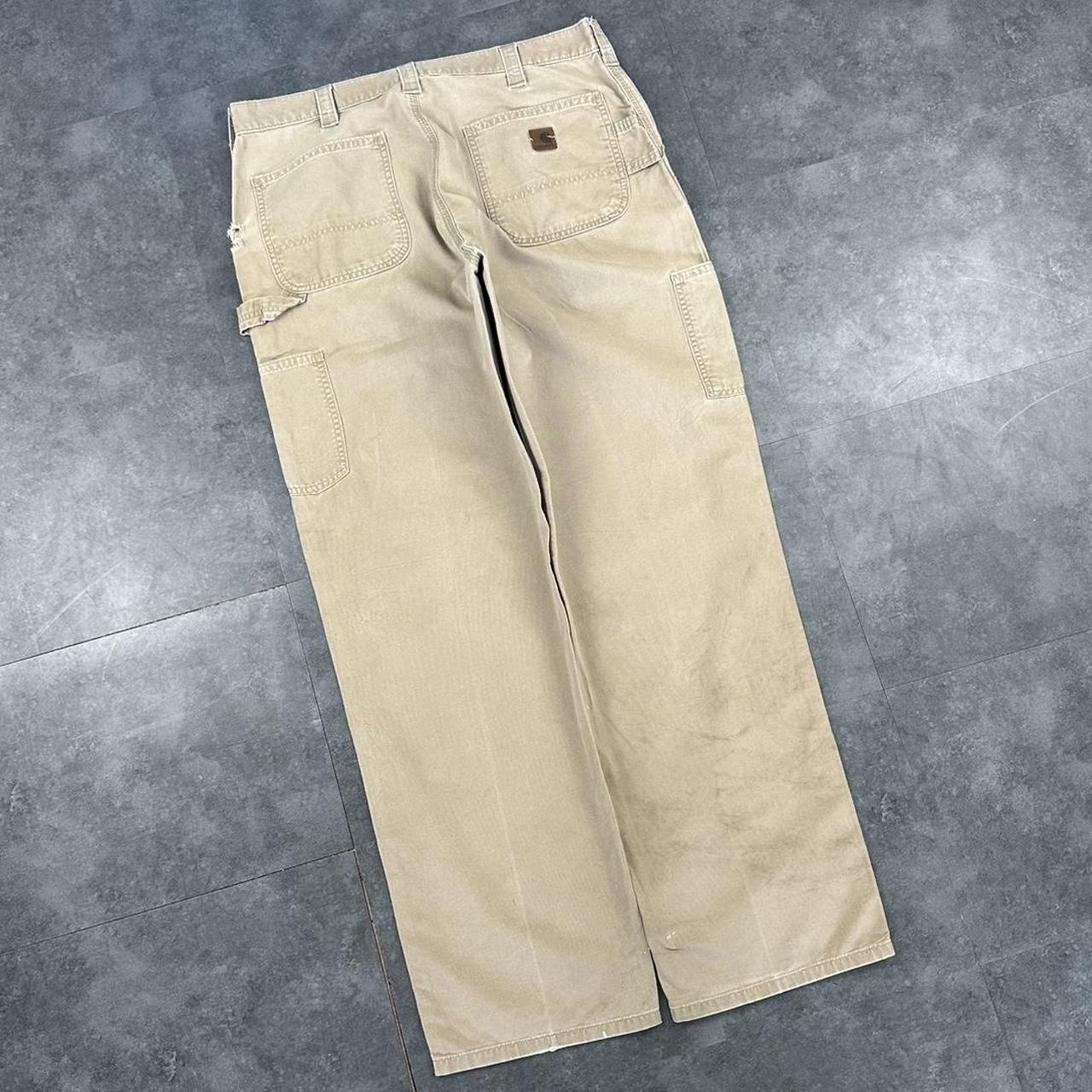 Carhartt 2000s dungaree workwear comfort fit cargo trousers