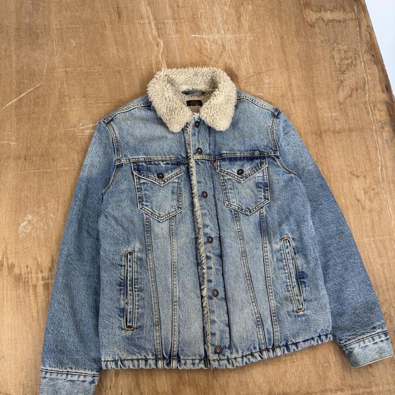Levi’s Jeans Skateboarding Sherpa trucker denim jacket