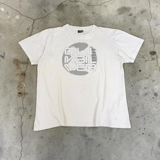 Quiksilver distressed Vintage Y2K Surfwear logo T-Shirt