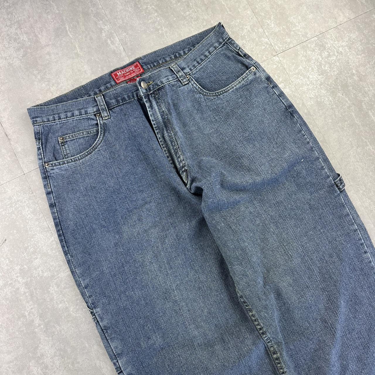 Machine grunge jeans 2000s spellout carpenter jeans