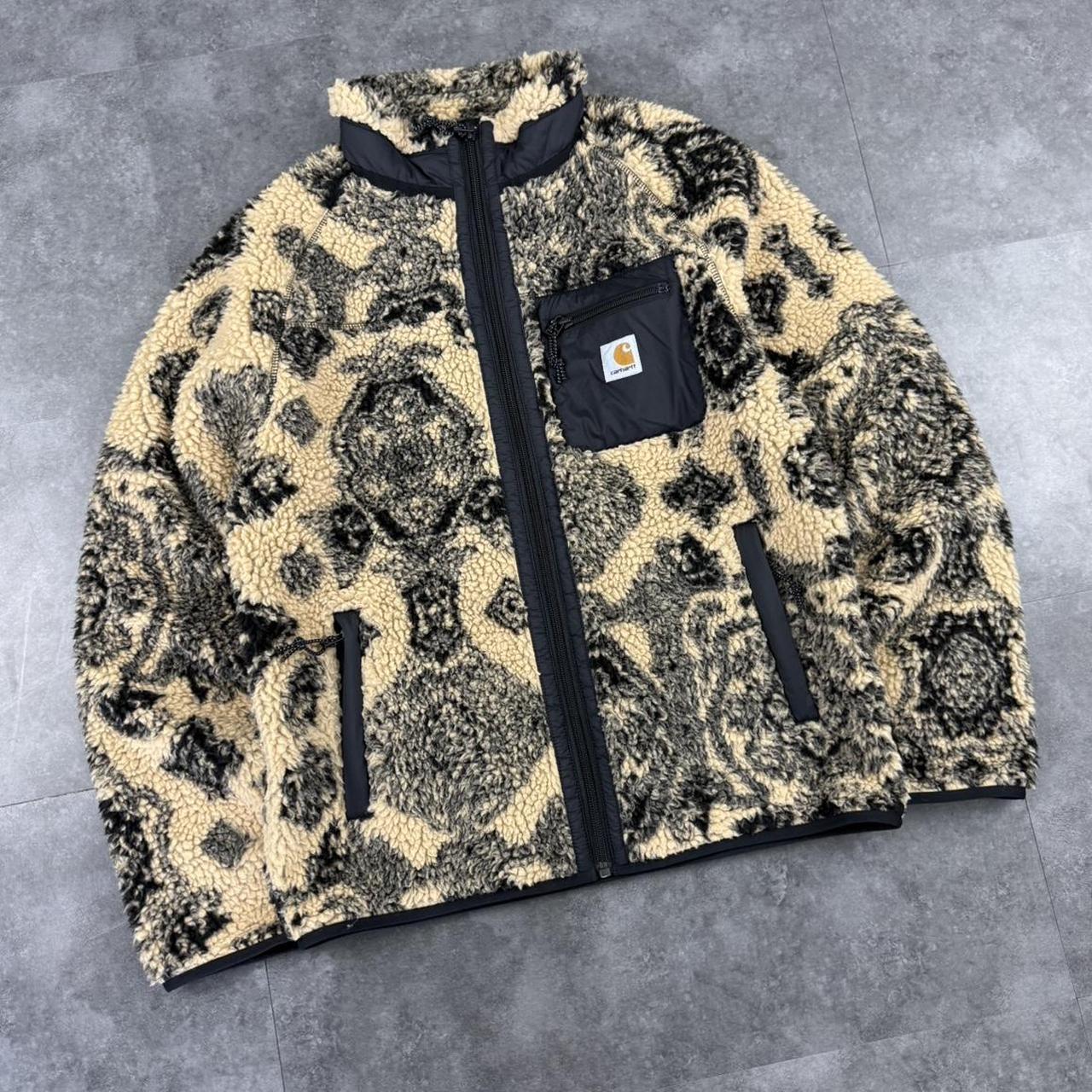 Carhartt WIP Prentis Liner fleece zip up Y2K style jacket