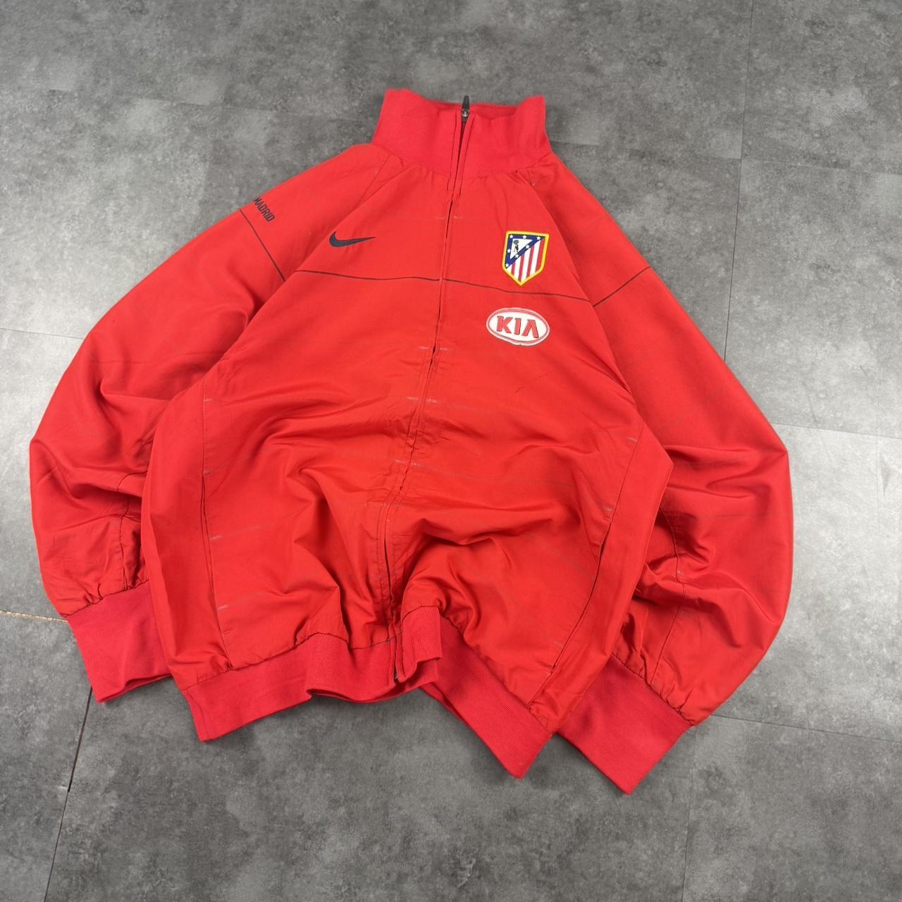 Vintage Nike 2000s athletico Madrid football track jacket