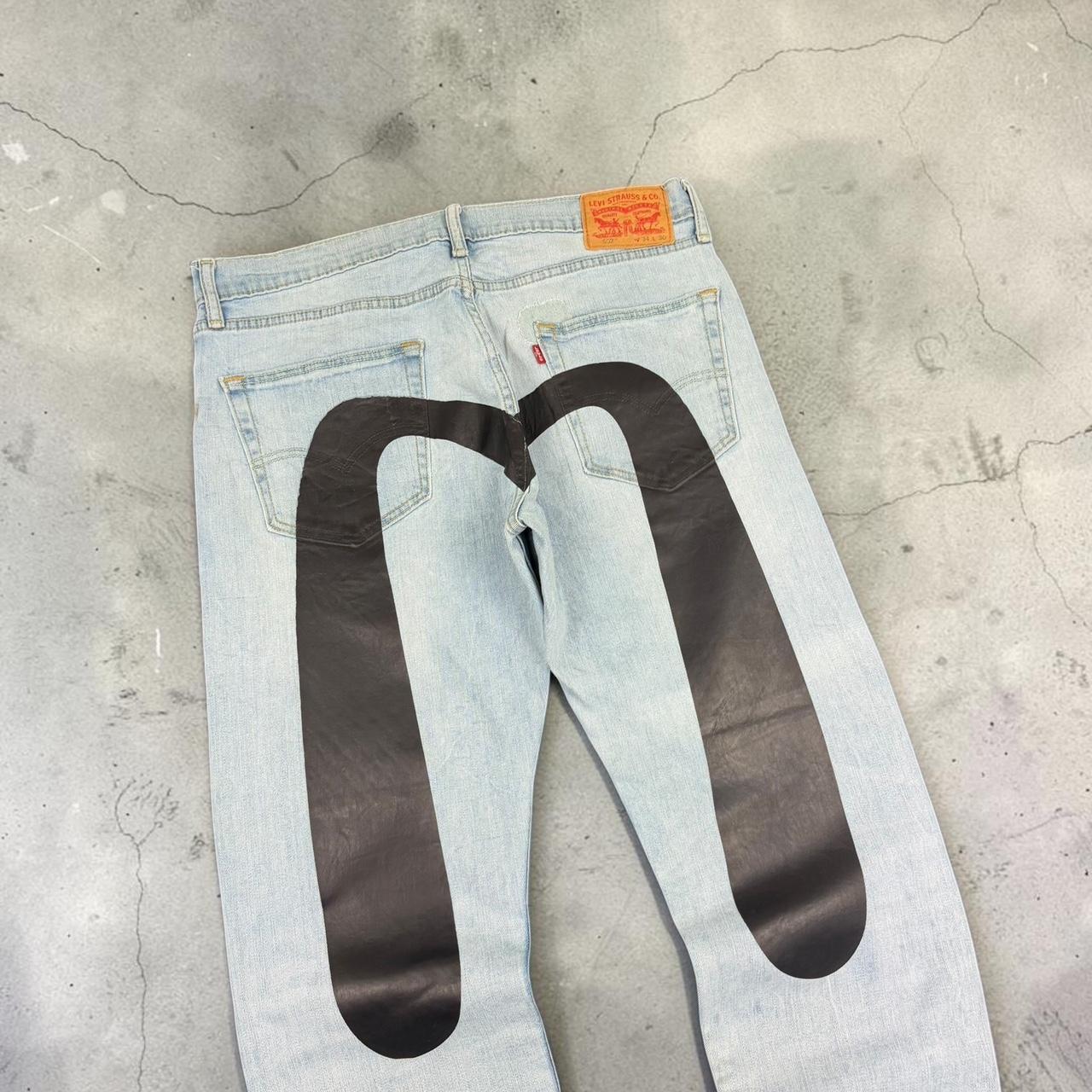 Levi's 502 x Evisu 2000s Reworked vintage