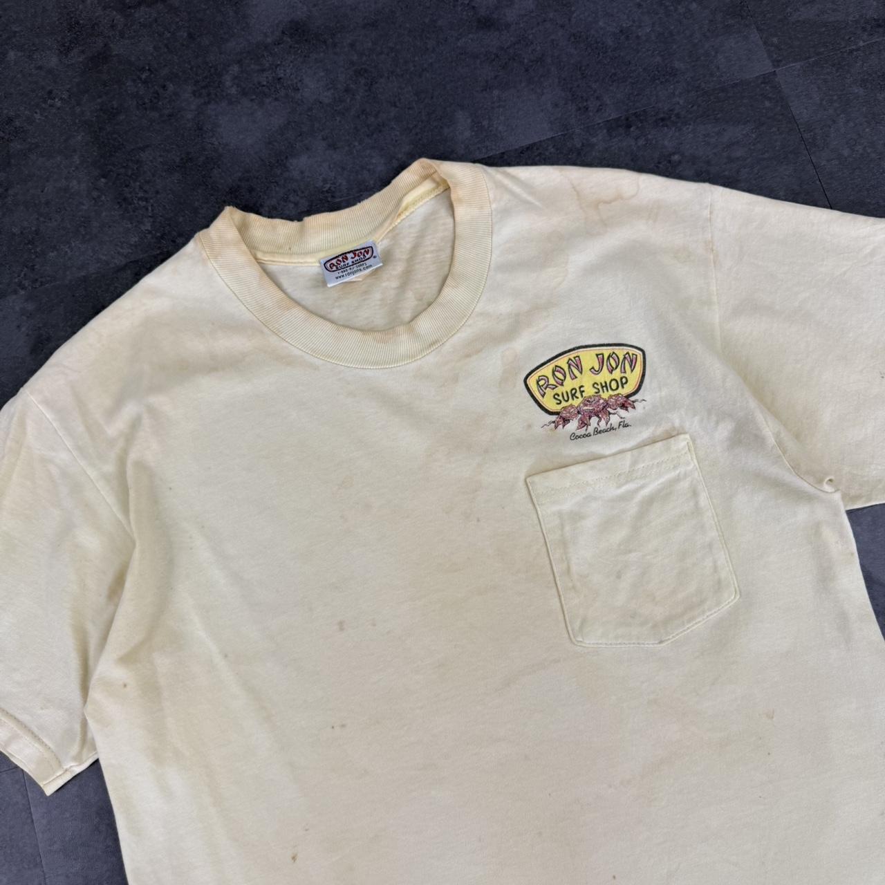 Ron John 2000s distressed print graphic logo streetwear T shirt