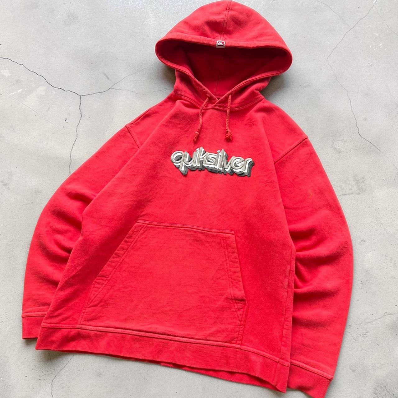 Quiksilver Vintage Y2K Surfwear 2000s spellout hoodie