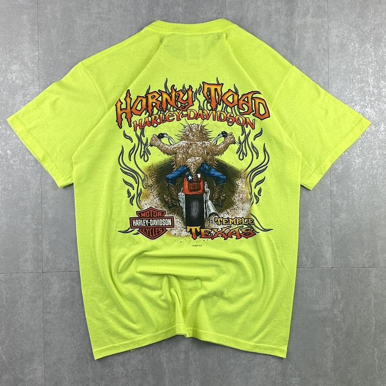 Harley Davidson 2000s biker spellout T shirt