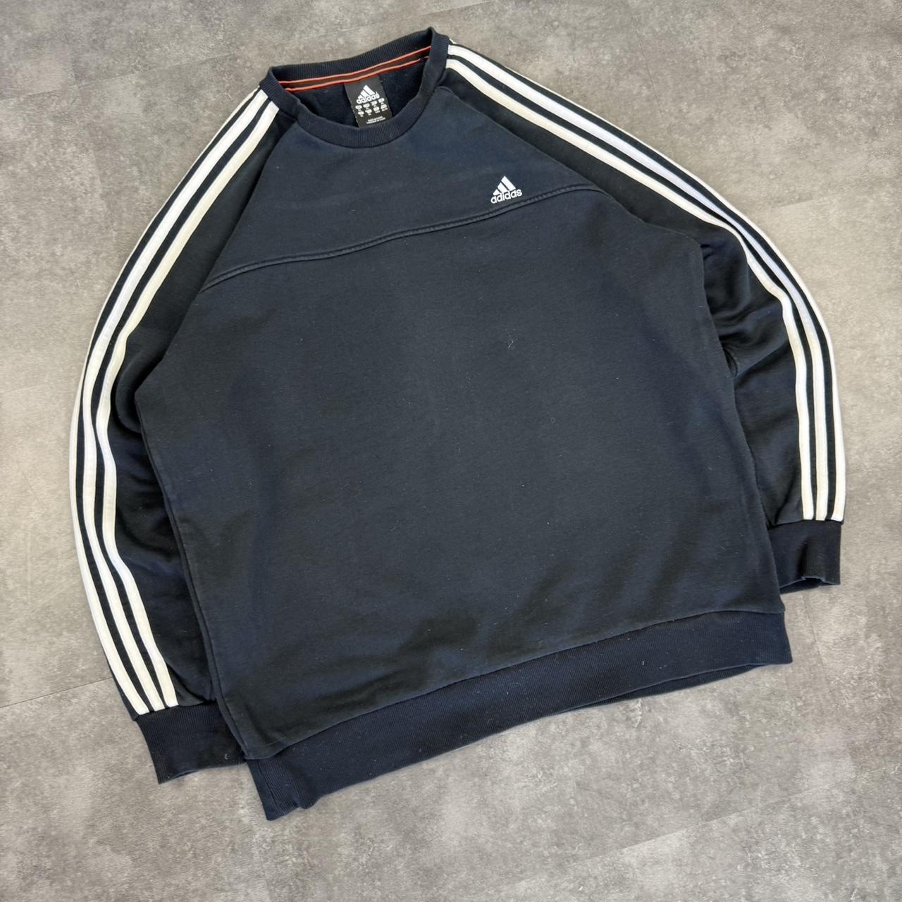 Vintage 2000s Adidas Spellout Three stripe big logo Sweatshirt