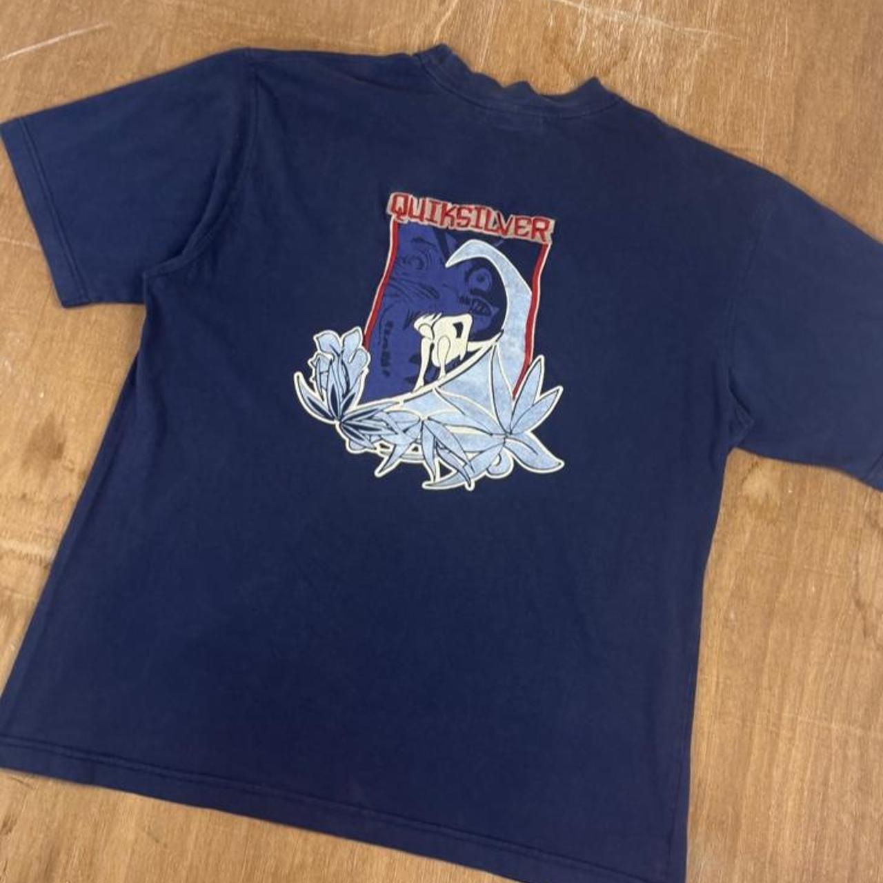 Quiksilver Vintage Y2K back print T-Shirt