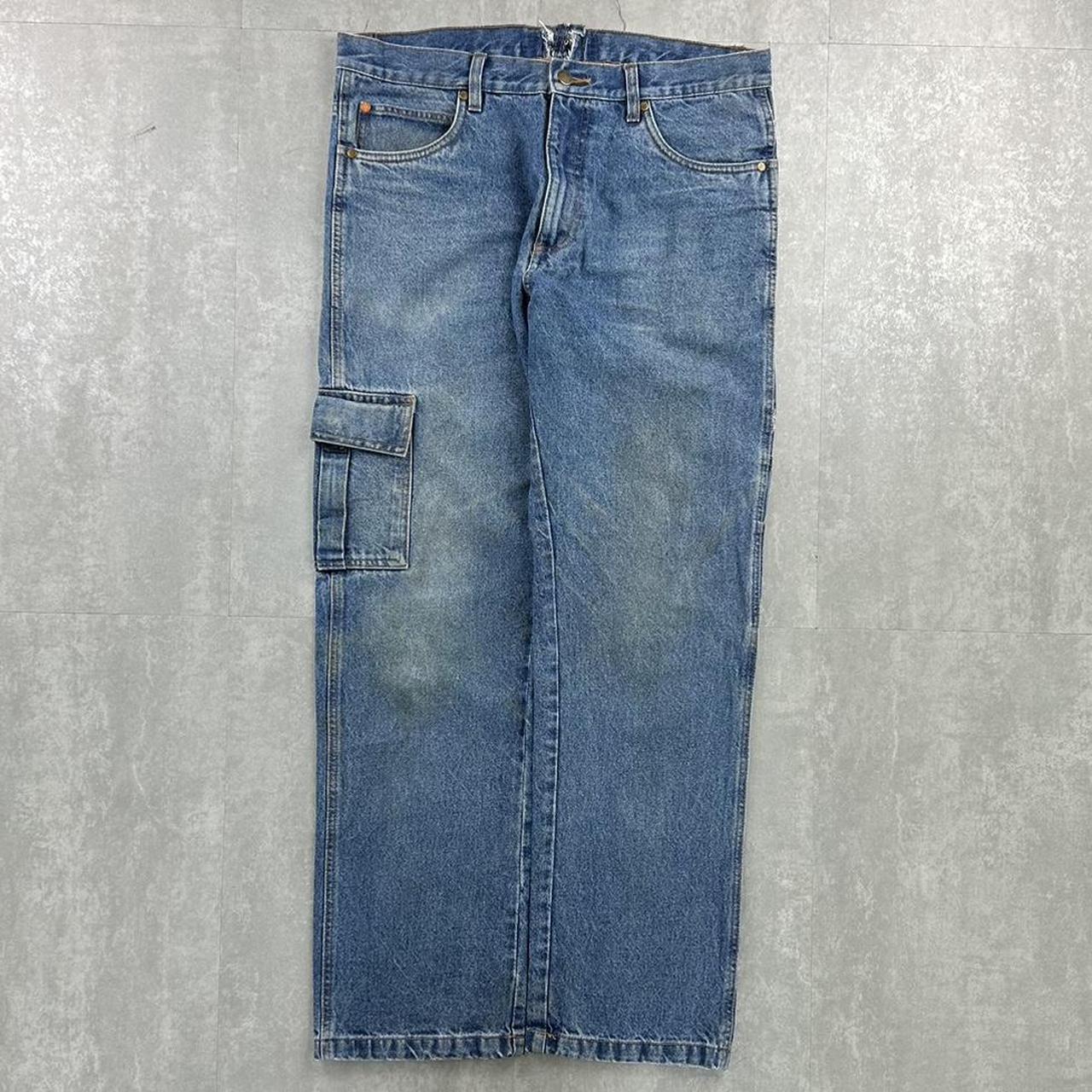 Japanese style 2000s spellout carpenter fit skate jeans