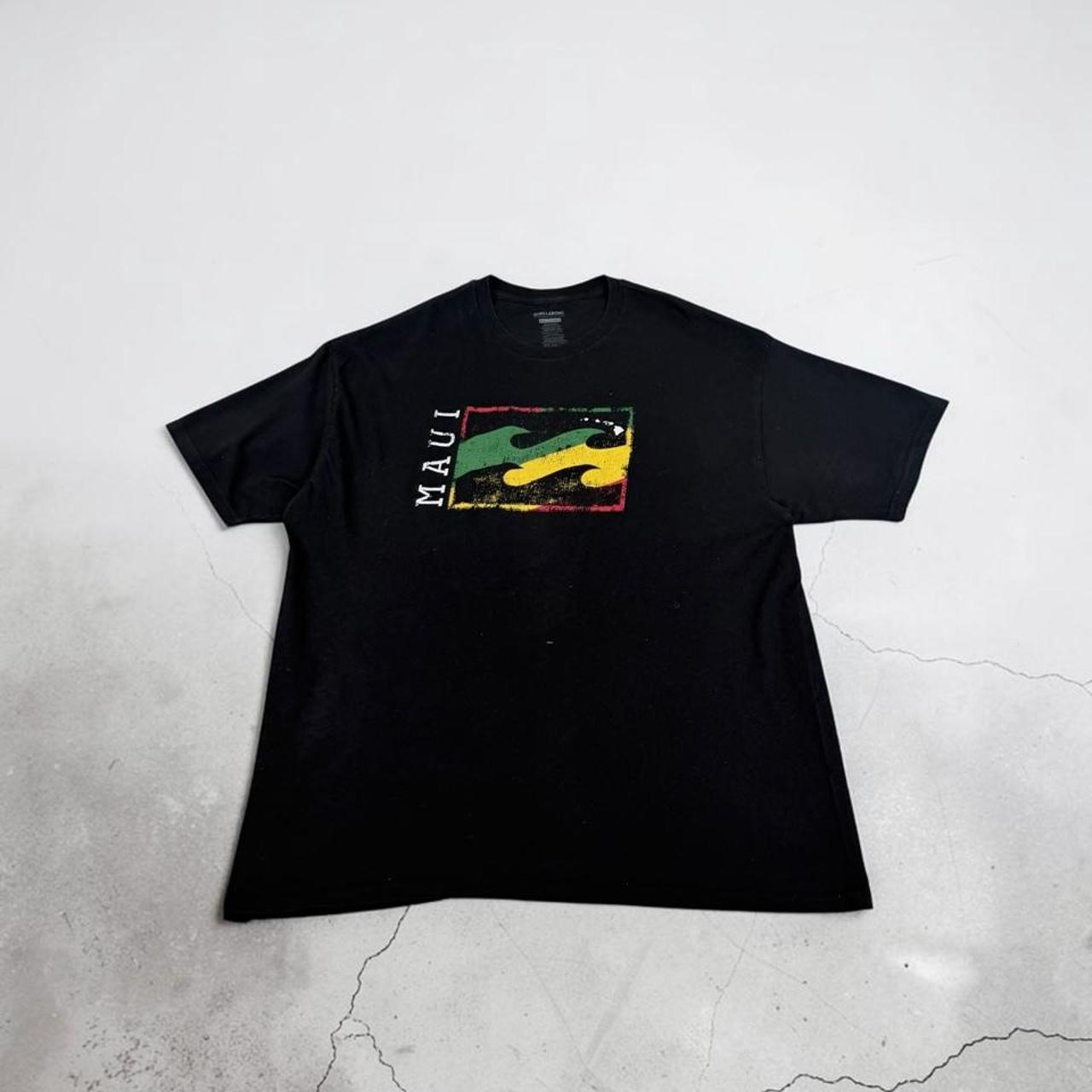 Billabong black Rasta Surfwear Y2K T-Shirt