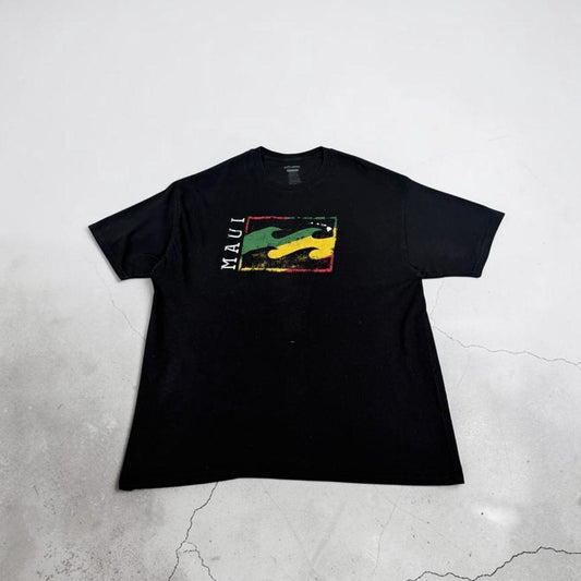 Billabong black Rasta Surfwear Y2K T-Shirt