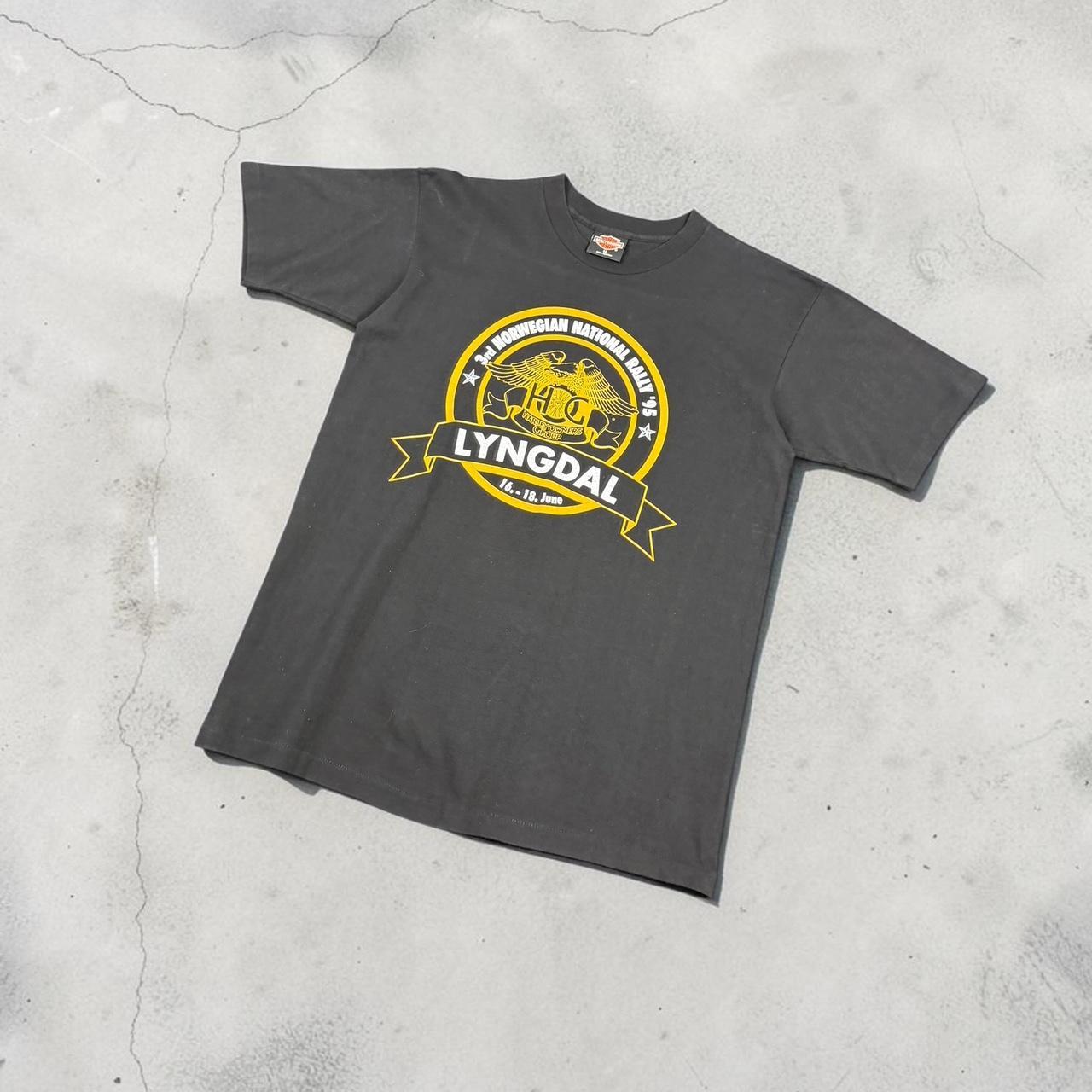 Harley Davidson biker Vintage Y2K Norway choppers T-Shirt