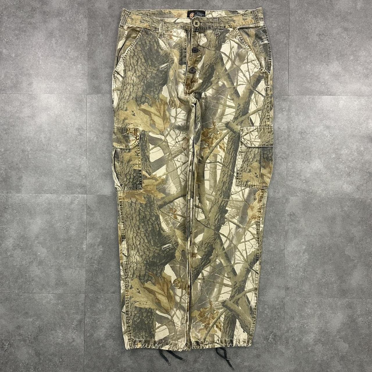 Realtree camo Mossy oak 2000s dungaree workwear cargo trousers