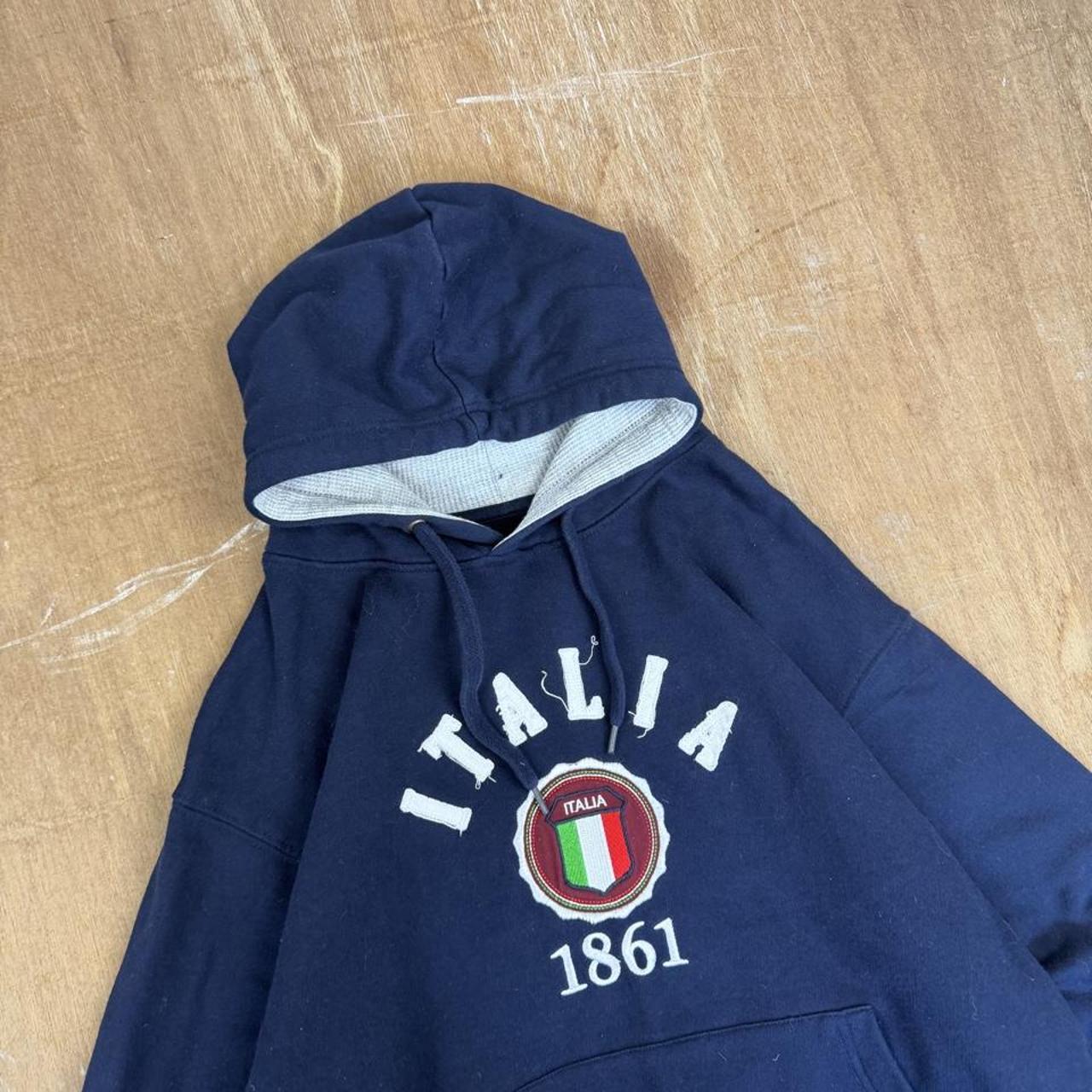 Italia vintage Y2K football Italian 2000s hoodie