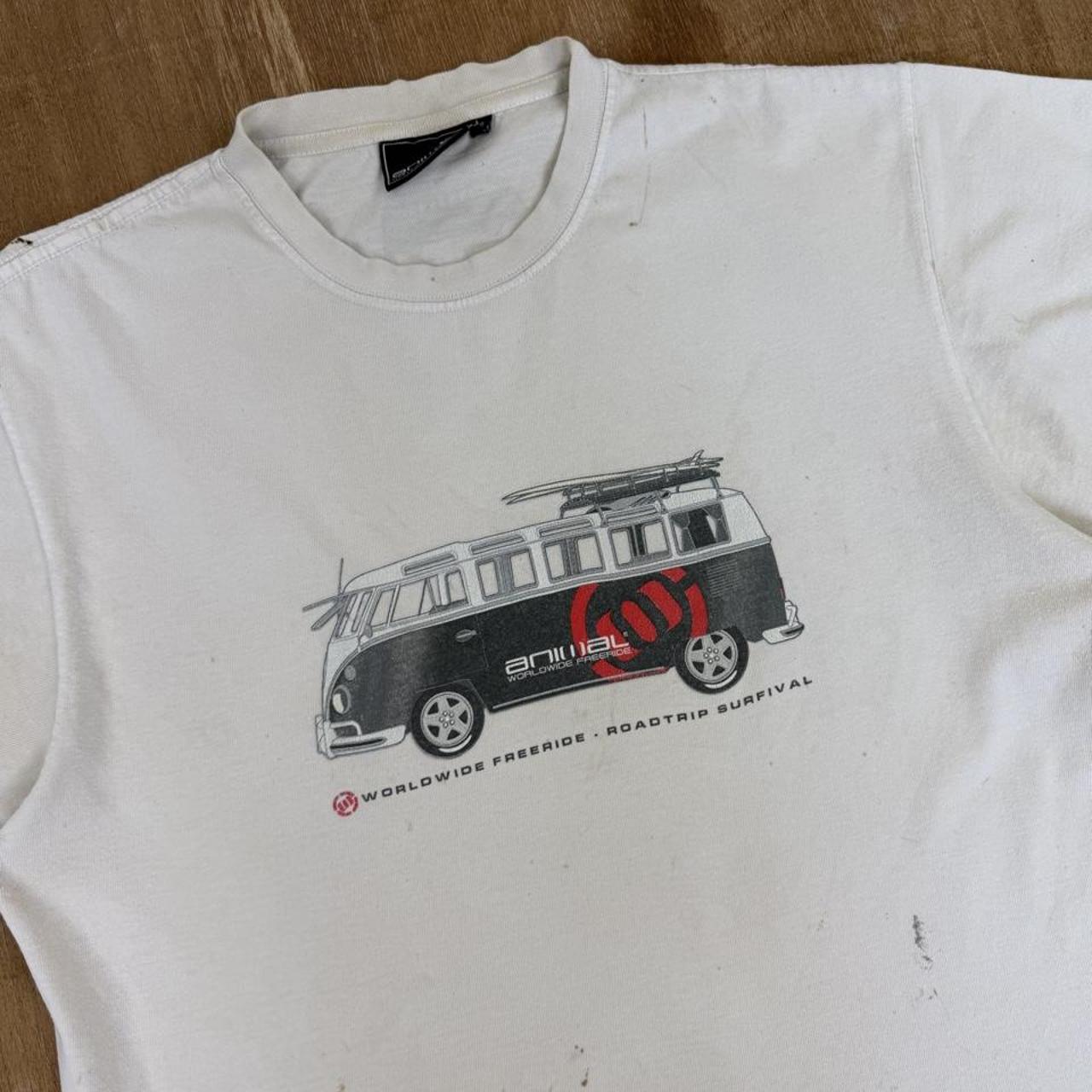 Animal Surfwear cream camper Y2K T-Shirt