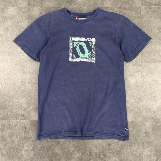 Animal 2000s Print graphic logo surf T shirt