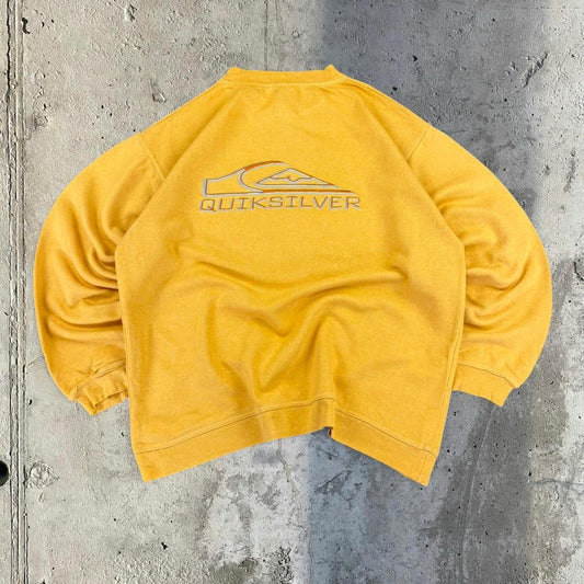 Quiksilver Vintage 2000s Surfwear company y2k spellout sweatshirt