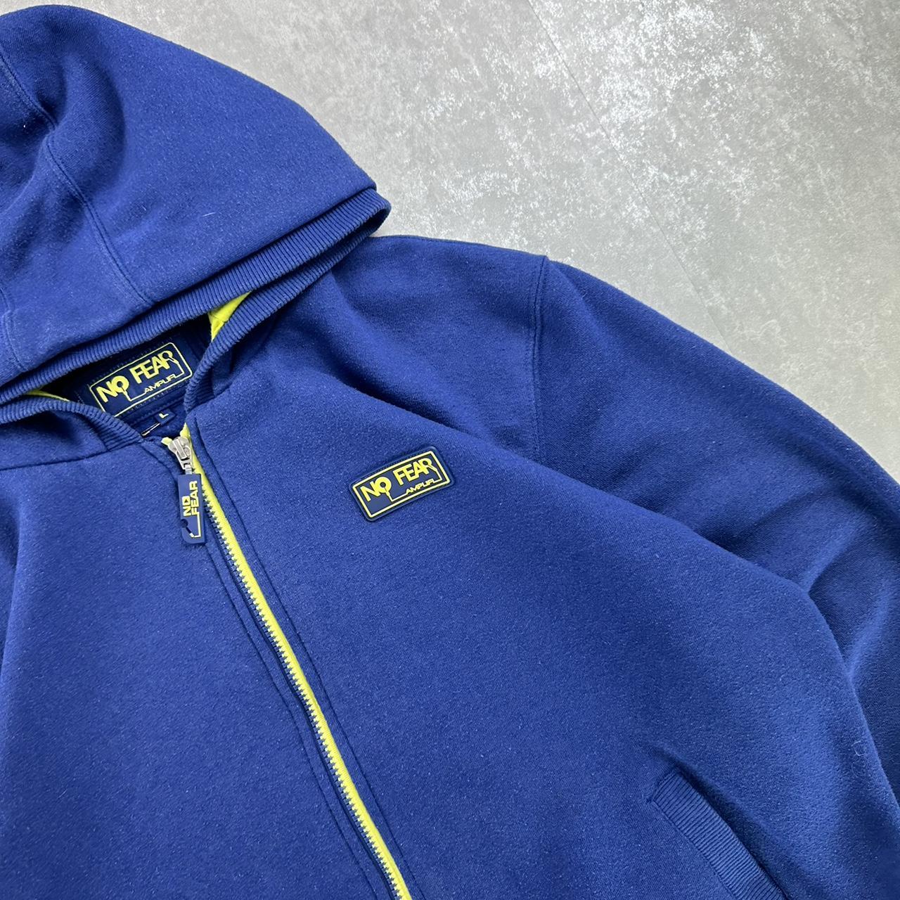 No fear 2000s zip through sweatshirt