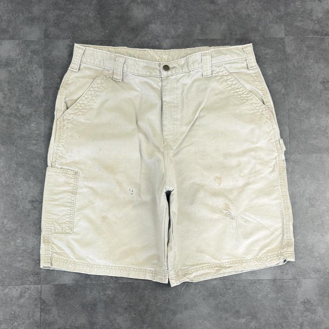 Carhartt 2000s dungaree workwear comfort fit cargo shorts