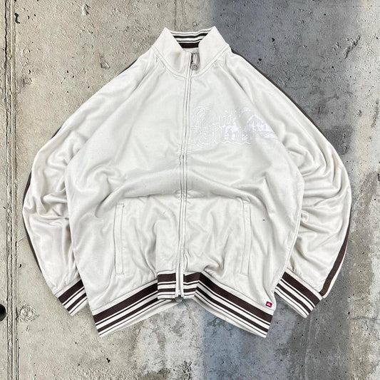 Quiksilver Vintage 2000s USA Surfwear Skaterwear grunge y2k spellout zip up sweatshirt