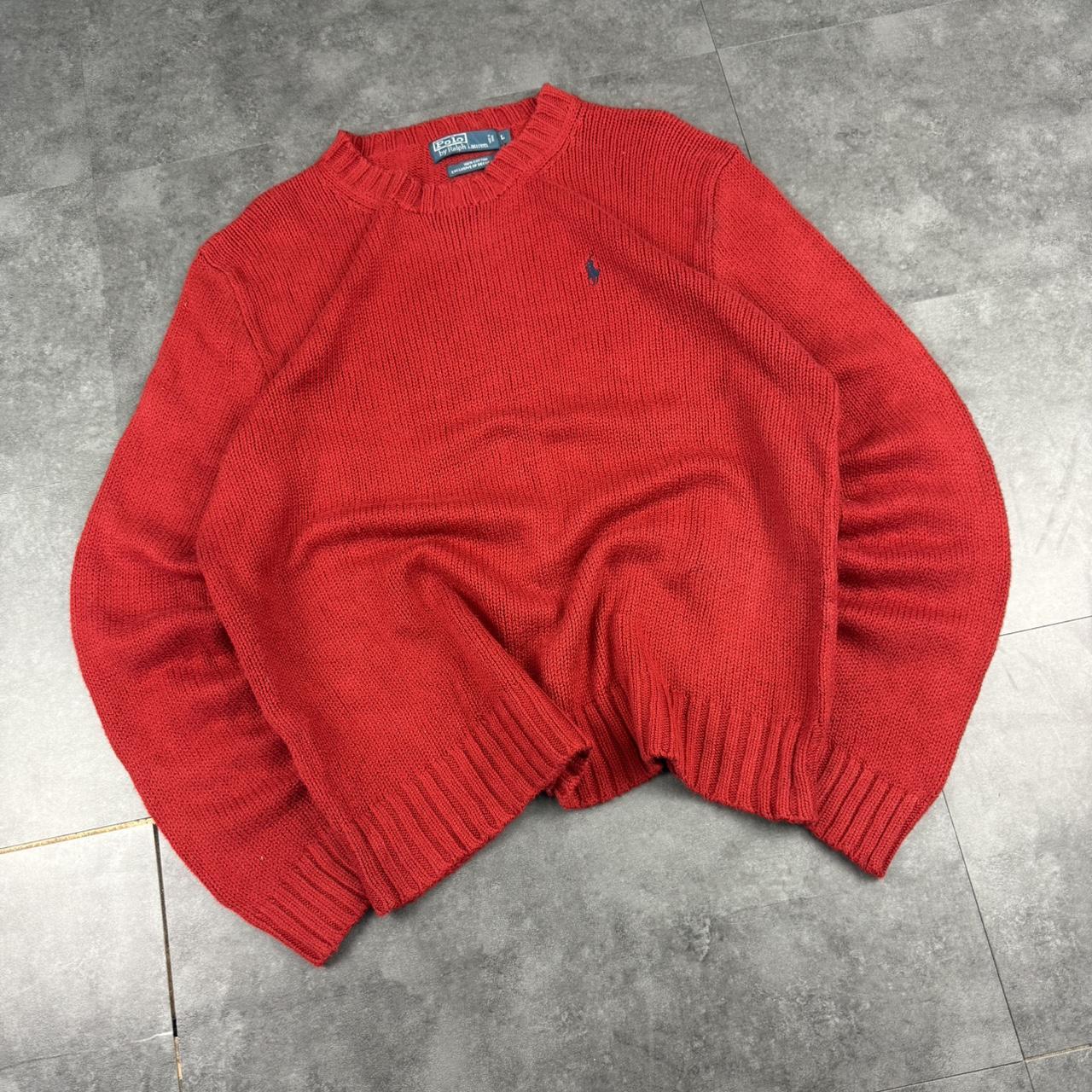 Polo Ralph Lauren 90s chunky knit heavyweight fisherman’s jumper