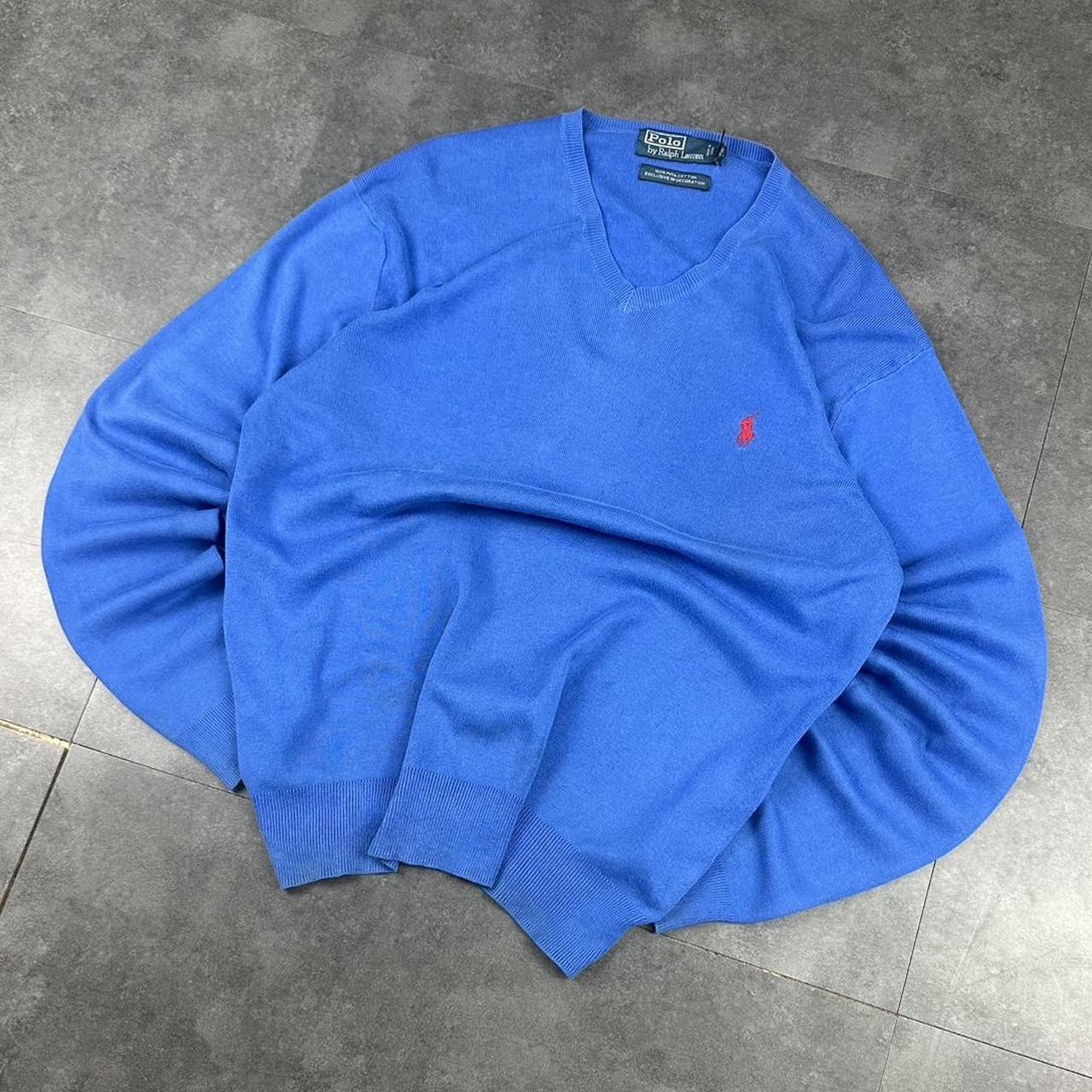 Polo Ralph Lauren 90s cotton V Neck Jumper