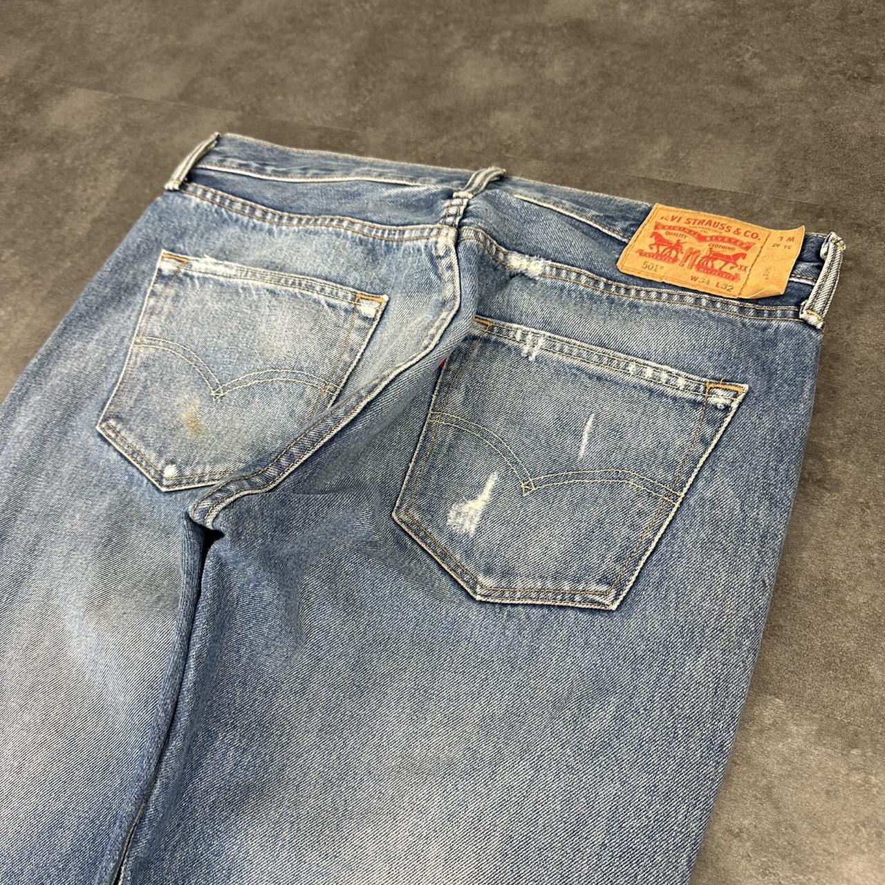 Levi’s 501 straight relaxed fit baggy jeans