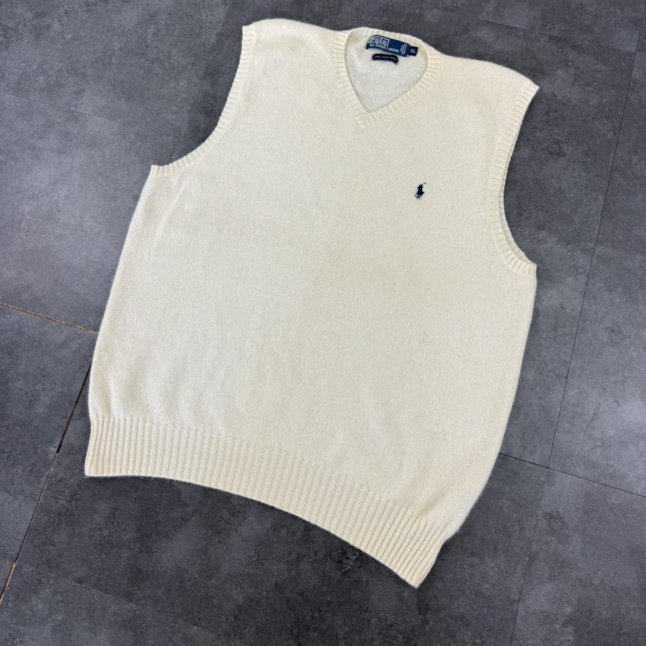 Polo Ralph Lauren 90s lambs wool V-neck knit vest