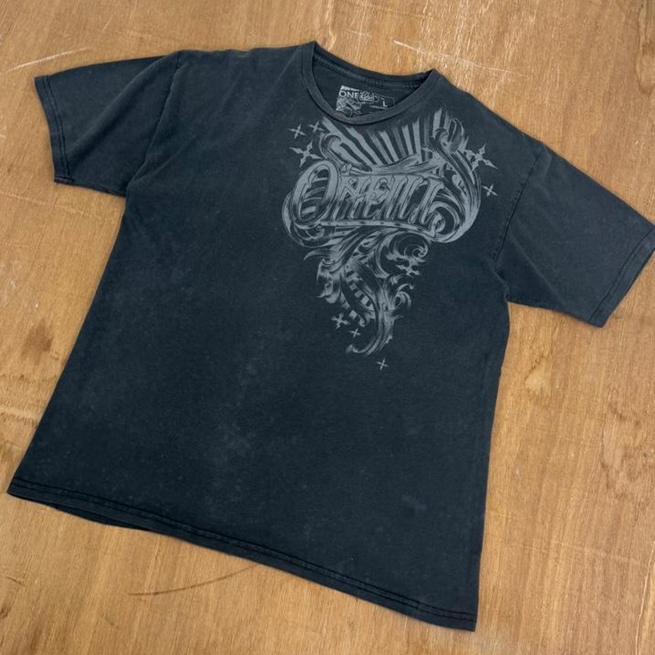 O’Neill Surfwear black and grey Y2K T-Shirt
