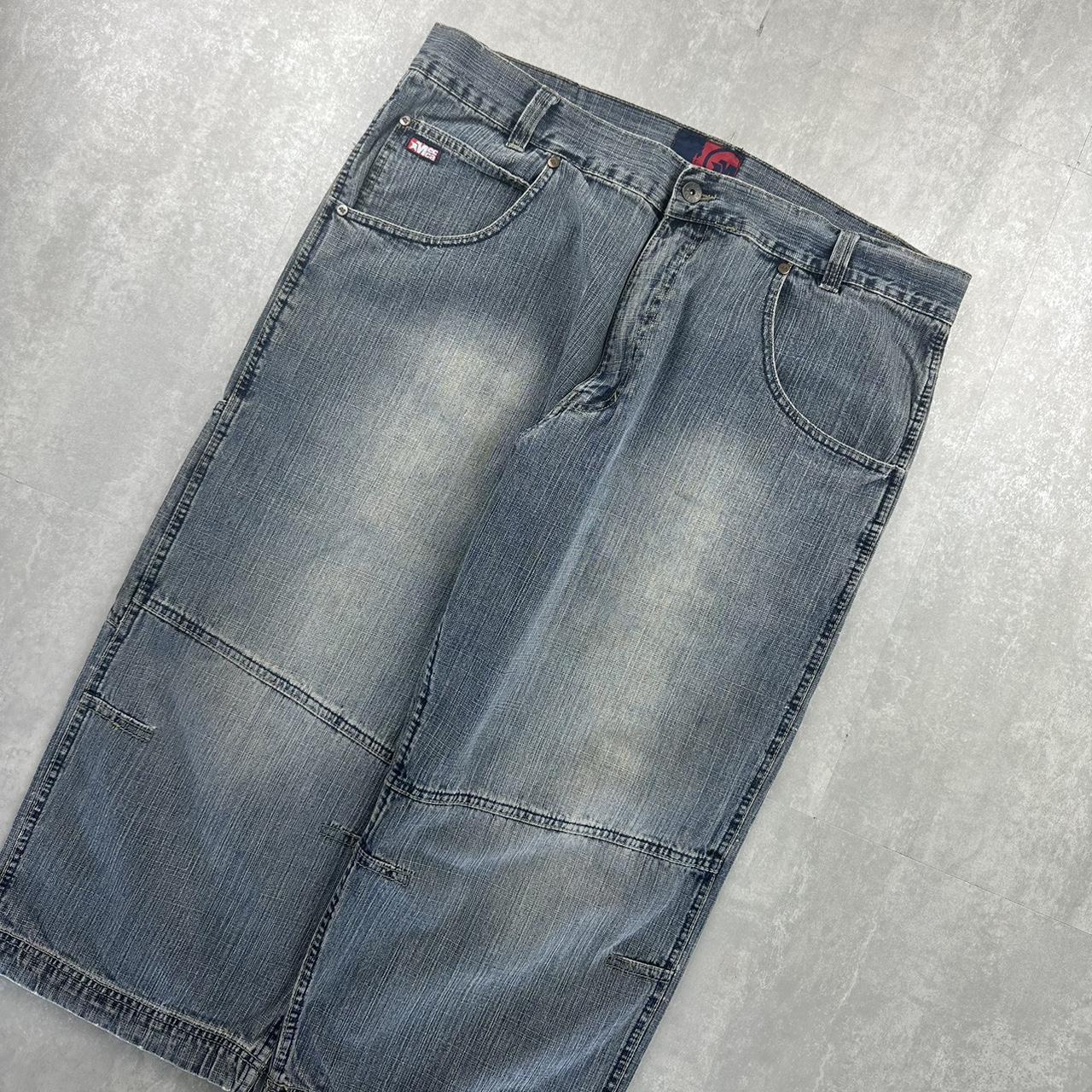 Mecca Japanese style 2000s spellout carpenter style jorts