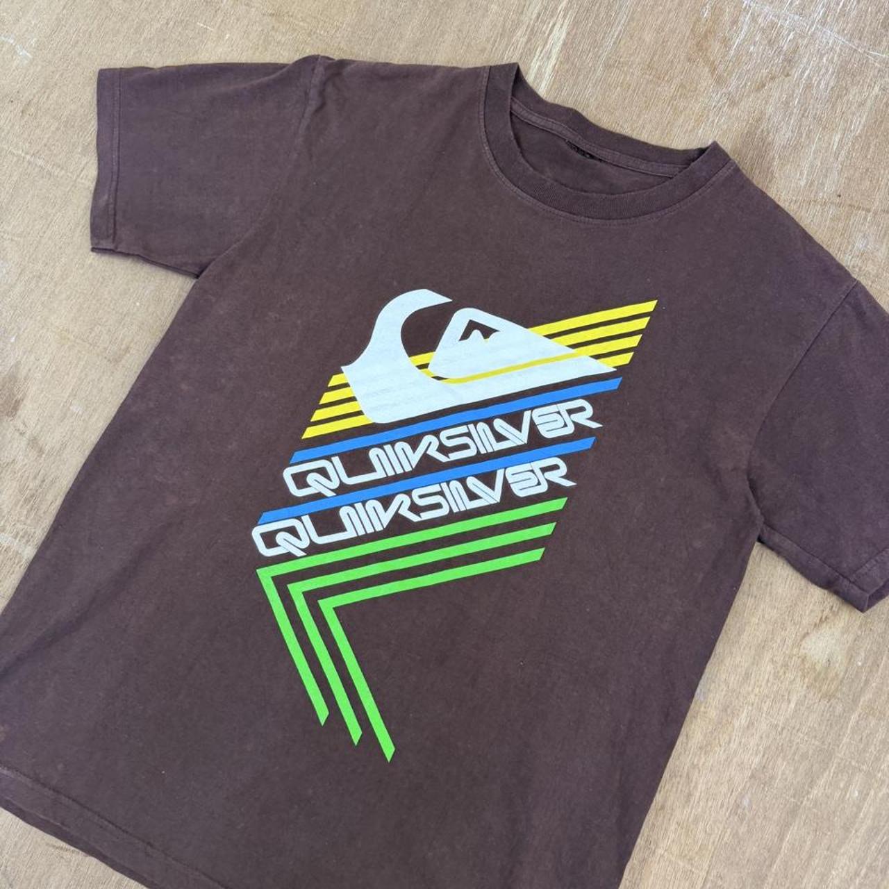 Quiksilver Surfwear brown Y2K T-Shirt