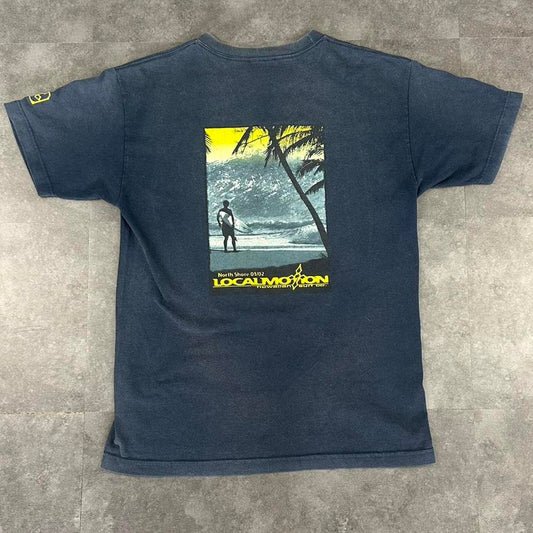 Local Motion 2000s Surfer Print graphic T shirt