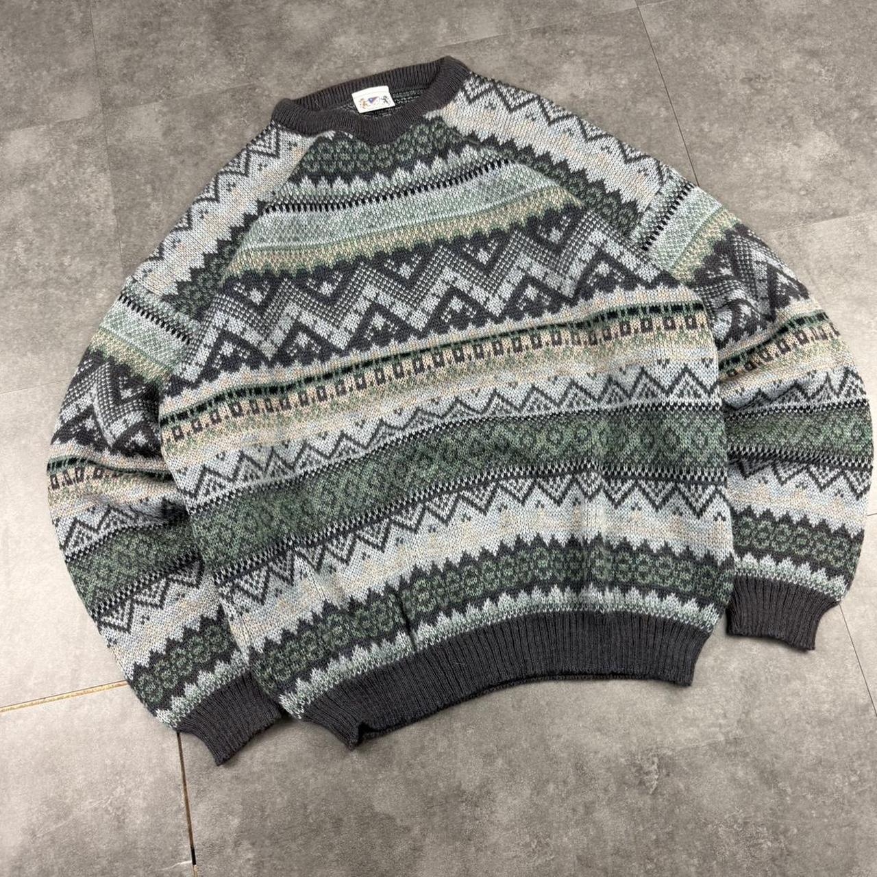 Vintage 90s chunky knit fisherman’s jumper