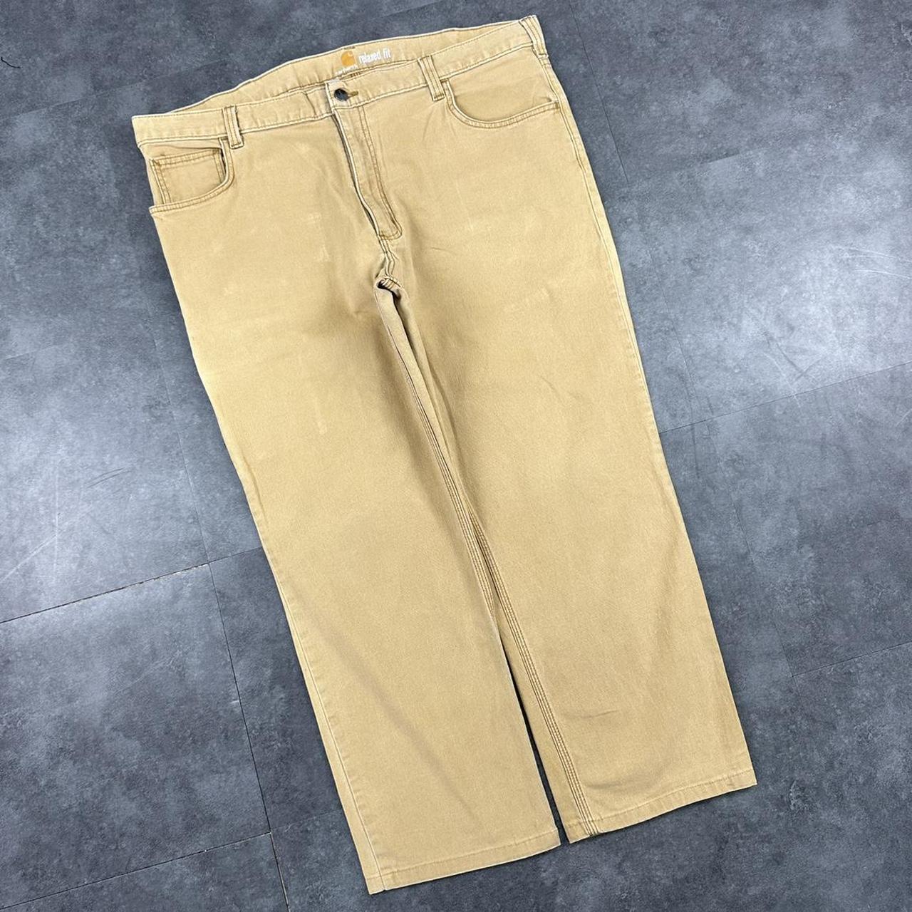 Carhartt 2000s dungaree workwear comfort fit cargo trousers