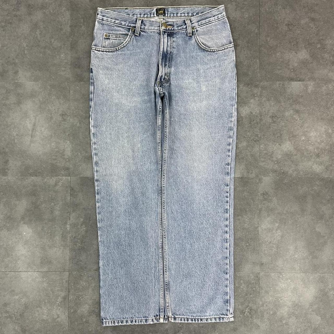 Lee Riveted 2000s straight fit relaxed fit baggu jeans