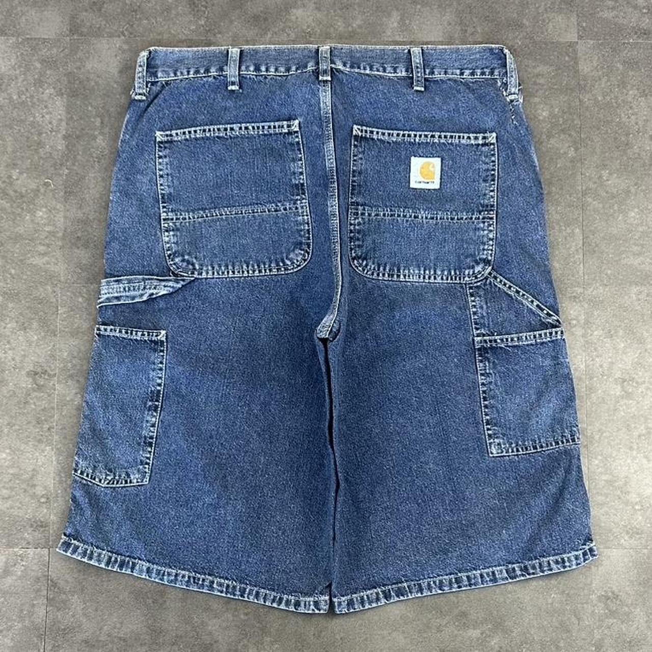 Carhartt 2000s dungaree workwear comfort fit cargo shorts