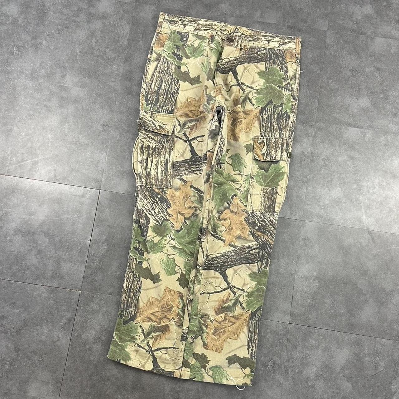 Realtree camo Mossy oak 2000s dungaree workwear cargo trousers