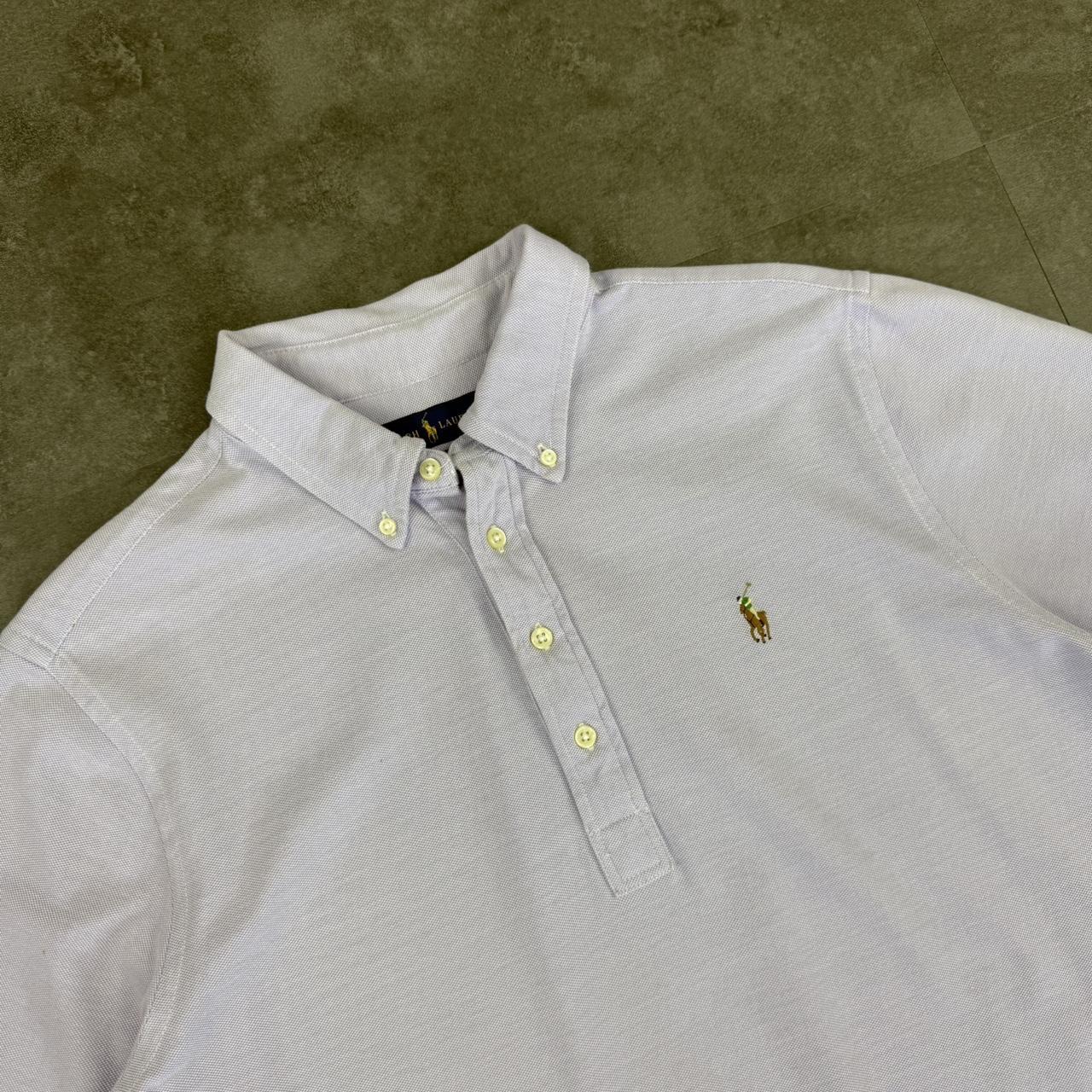 Polo Ralph Lauren 2000’s USA embroidered lilac polo shirt