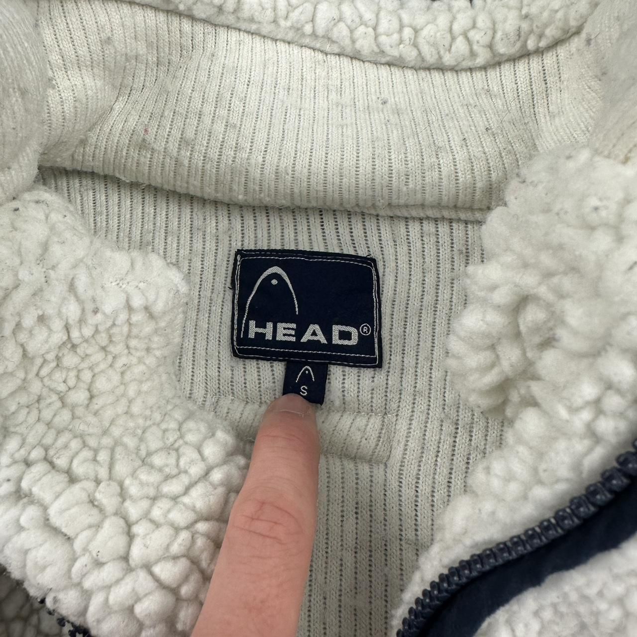 Head 2000’s 90s vintage big embroidered logo fluffy Sweatshirt