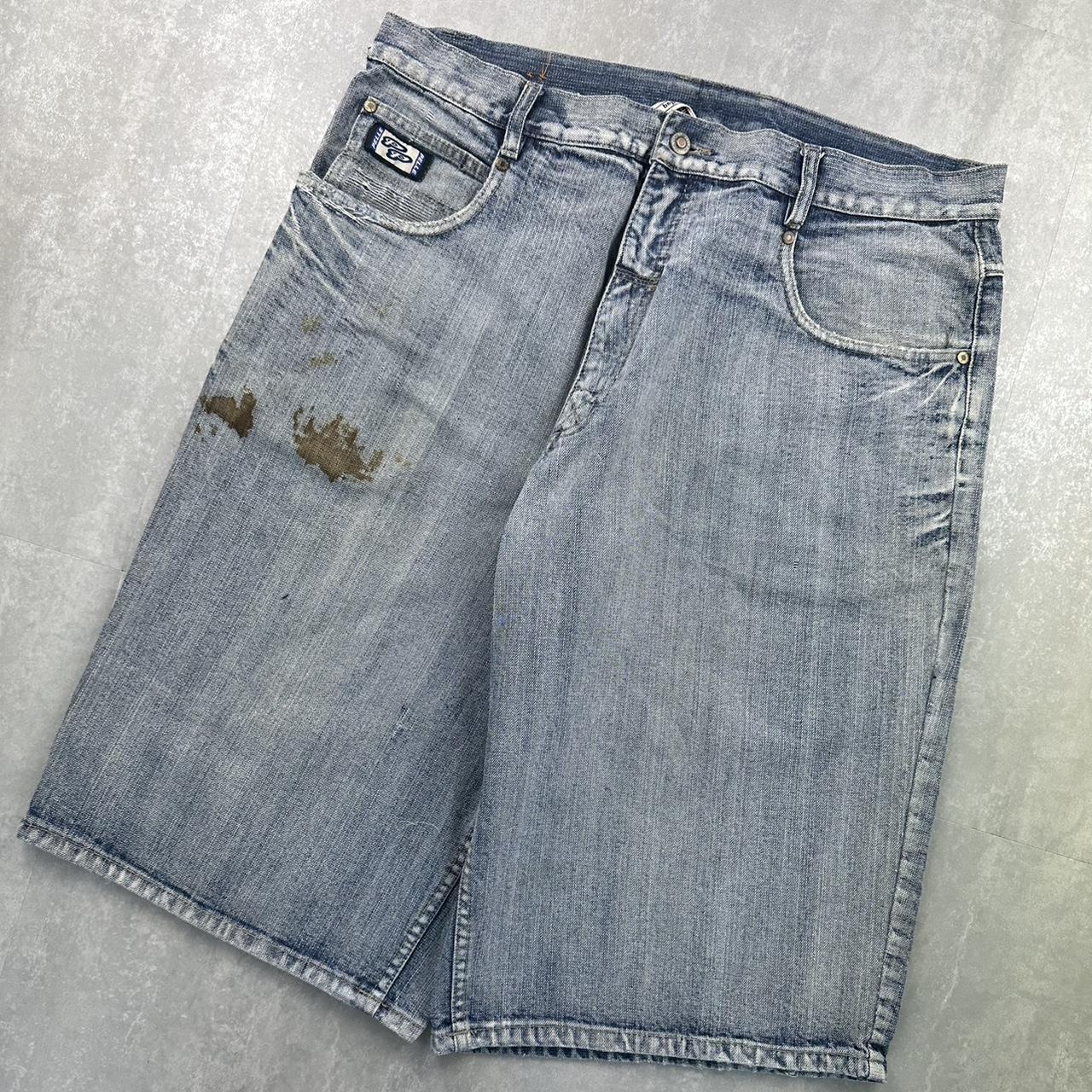 Pelle pelle Japanese style 2000s spellout carpenter style jorts