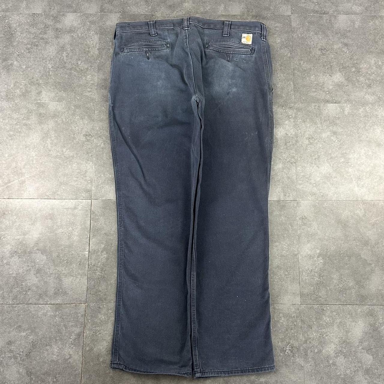 Carhartt 2000s dungaree workwear comfort fit denim cargo trousers