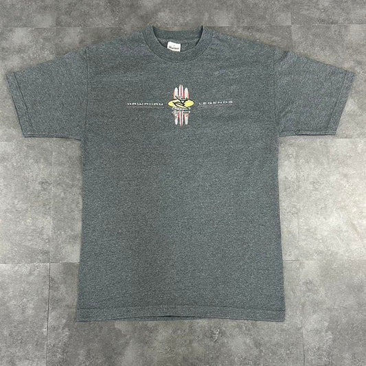 Murina 2000s Logo Print Hawaiian Legends Surfboard graphic logo T shirt