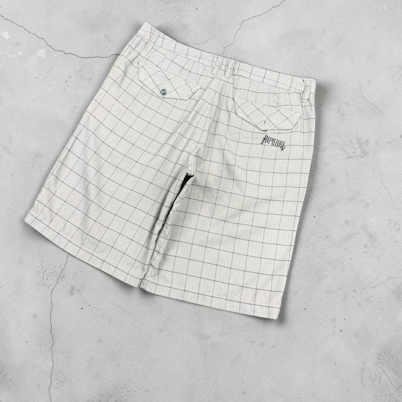 Rip Curl Vintage Y2K Surfwear check board shorts cargo shorts