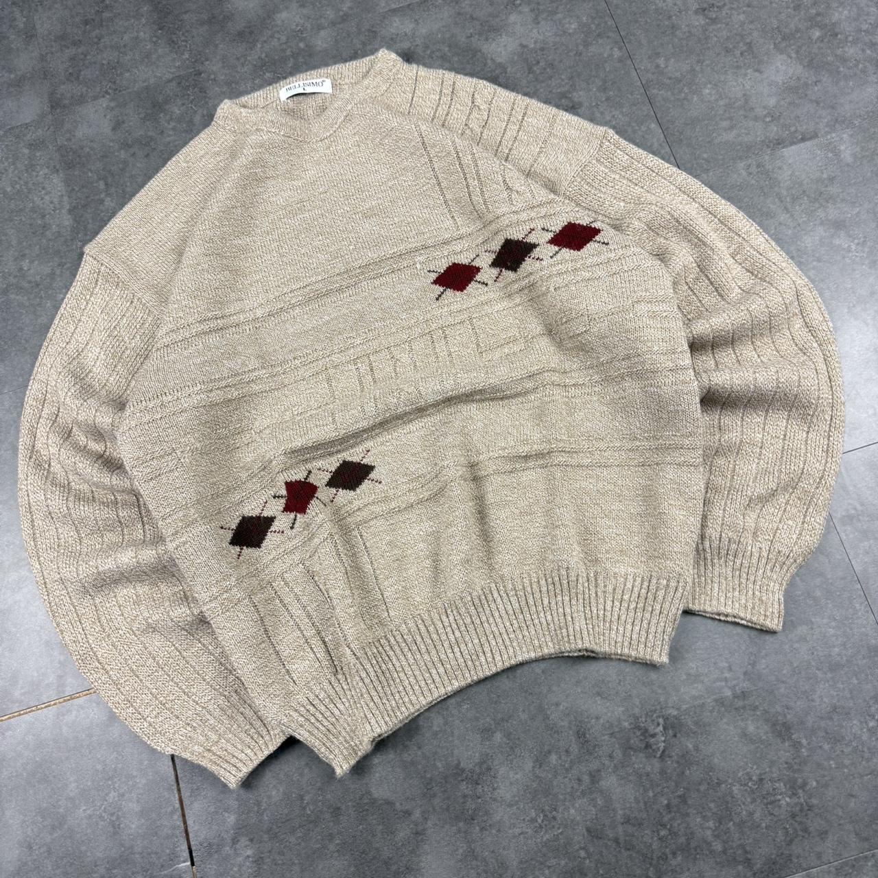 Vintage Bellisimo 90s chunky knit fisherman’s jumper